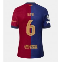 Fotbalové Dres Barcelona Paez Gavi #6 Domácí 2024-25 Krátký Rukáv